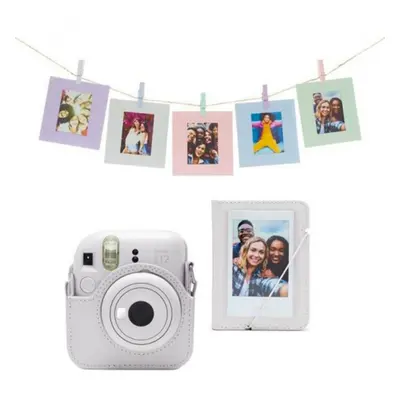 FUJIFILM Instax MINI 12 bílý + příslušenství + 20 snímků