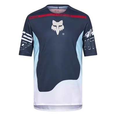 Fox pánský cyklo dres Flexair Ss Jersey Elevated modrá