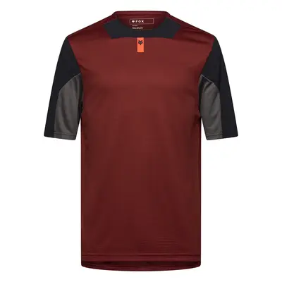 Fox pánský cyklo dres Defend Ss Jersey červená