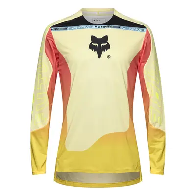 Fox pánský cyklo dres Flexair Ls Jersey Elevated žlutá