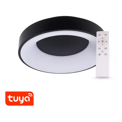 SMART Tuya LED svítidlo ZULU 48W CCT kulaté černé