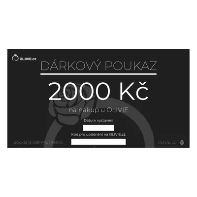 Olivie Dárkový poukaz elektronický Hodnota: 2000 Kč