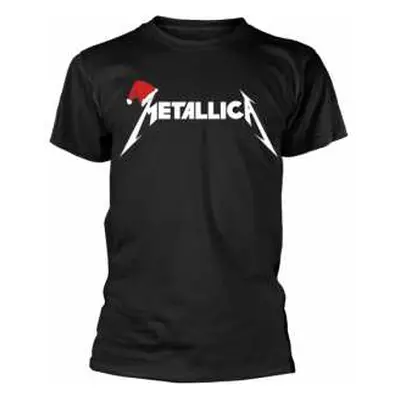 Tričko Santa Hat Logo Metallica XL