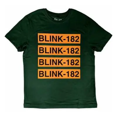 Blink-182 Unisex T-shirt: Logo Repeat (xxx-large) XXXL