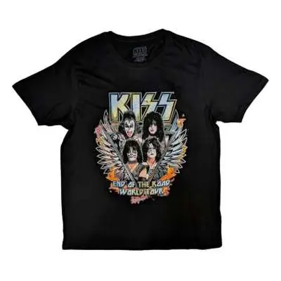 Kiss Unisex T-shirt: End Of The Road Wings (back Print) (xx-large) XXL