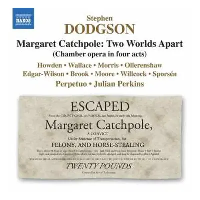 3CD Julia Sporsén: Margaret Catchpole: Two Worlds Apart