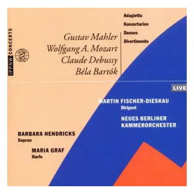 CD Wolfgang Amadeus Mozart: Barbara Hendricks - Benefizkonzert 29.2.1992 Berlin