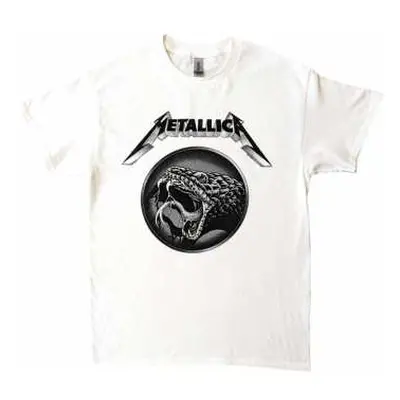 Metallica Unisex T-shirt: Black Album Poster (large) L