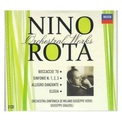 2CD Nino Rota: Orchestral Works: Boccaccio '70 · Sinfonie n. 1, 2, 3 · Allegro Danzante · Elegia