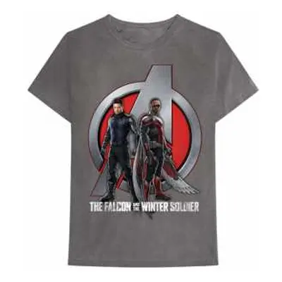 Tričko Falcon & Winter Soldier A Logo Marvel Comics  L