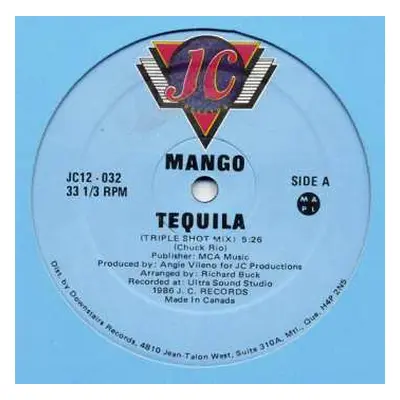 LP Mango: Tequila / Soul Cha Cha / Soul Limbo / Funky Nassau