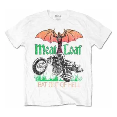 Meat Loaf Unisex T-shirt: Bat Out Of Hell (xxx-large) XXXL