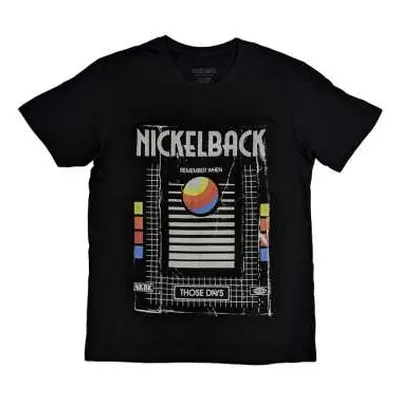 Nickelback Unisex T-shirt: Those Days Vhs (small) S