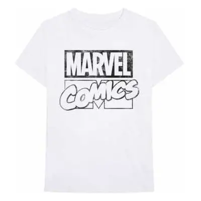 Tričko Logo Marvel Comics  L