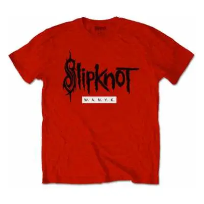 Slipknot Unisex T-shirt: Wanyk (back Print) (xxx-large) XXXL