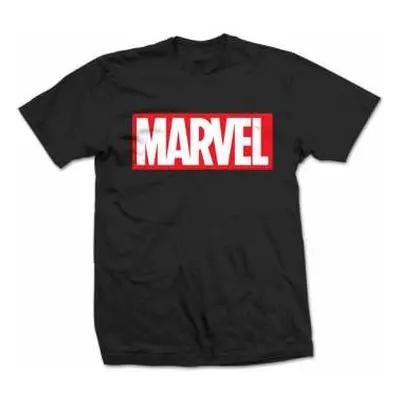 Tričko Box Logo Marvel Comics XL