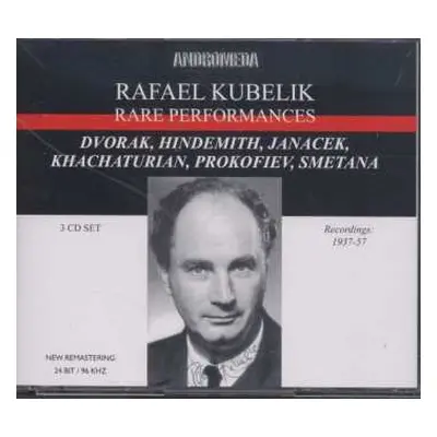 3CD Antonín Dvořák: Rafael Kubelik - Rare Performances