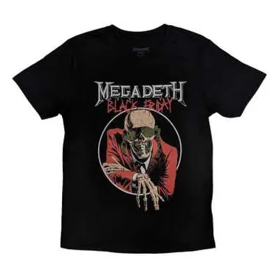 Megadeth Unisex T-shirt: Black Friday (back Print) (x-large) XL