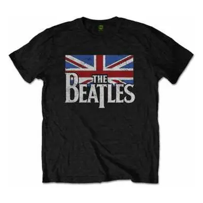 Dětské Tričko Dop T Logo The Beatles & Vintage Flag  3-4 roky