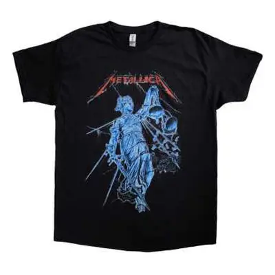 Metallica Unisex T-shirt: Blue Justice (small) S