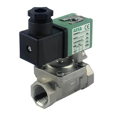 API Solenoidový ventil nerezový 2/2 NC - G238NCS-12 Cívka: 24 V AC