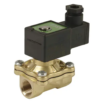 API Solenoidový ventil mosazný 2/2 NC - G238-34 Cívka: 24 V AC