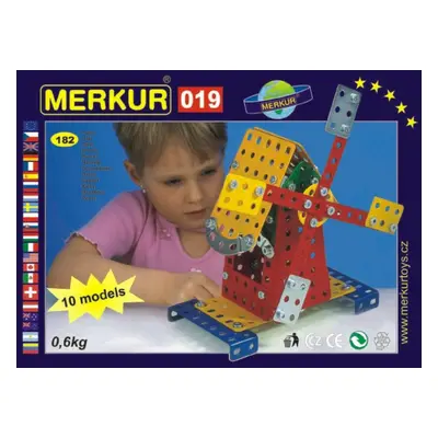 Merkur Toys Stavebnice MERKUR 019 Mlýn 10 modelů 182ks