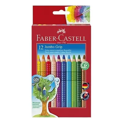 Faber-Castell Pastelky Faber-Castell Colour Grip Jumbo 12 barev