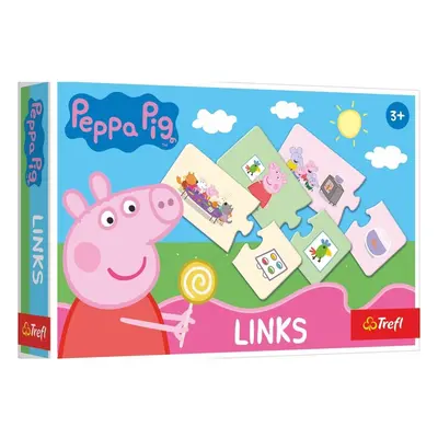 Trefl Hra Links skládanka Prasátko Peppa/Peppa Pig 14 párů vzdělávací hra