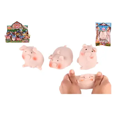 Teddies Prase/prasátko antistresové mačkací silikon 6cm 4 druhy