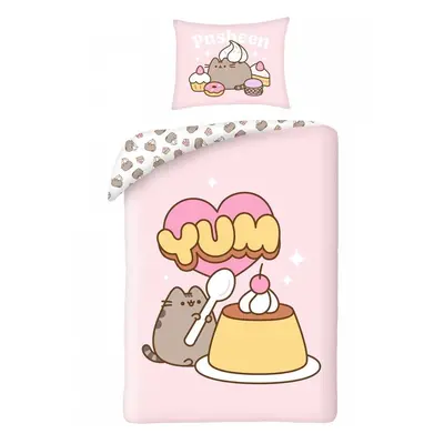 Halantex Růžové povlečení Pusheen Yum