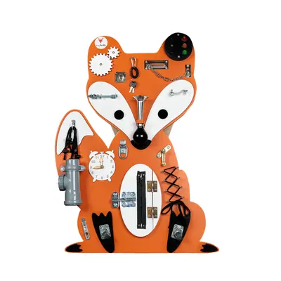 Foxy Family Montessori activity board Woodland Lišák Hubert Varianta: Se stojanem - samostatně s