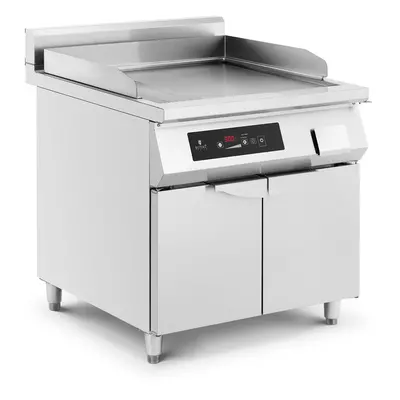 Indukční gril 720 x 610 mm hladký 10000 W - Elektrické grilovací desky Royal Catering