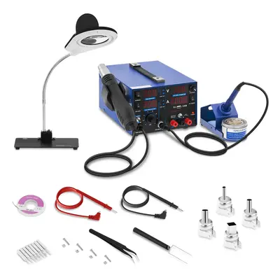 Pájecí stanice 800 W 4 LED s lampou - Stamos Soldering