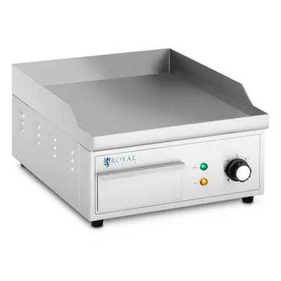 Elektrická grilovací deska 350 x 380 mm Flat 2,000 W - Elektrické grilovací desky Royal Catering