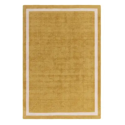 Okrově žlutý ručně tkaný vlněný koberec 160x230 cm Albi – Asiatic Carpets