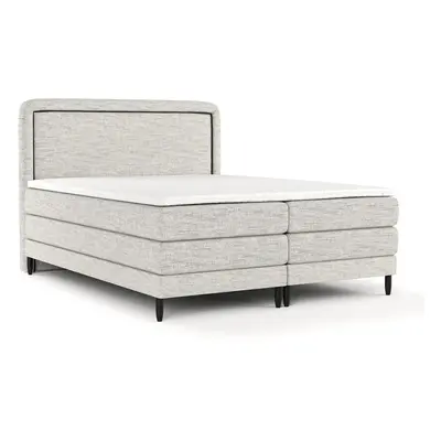 Světle šedá boxspring postel 160x200 cm Dove – Maison de Rêve