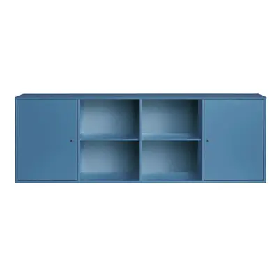 Modrá nízká závěsná komoda 176x61 cm Mistral – Hammel Furniture