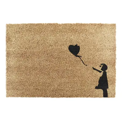 Rohožka z kokosového vlákna 40x60 cm Girl With a Ballon – Artsy Doormats