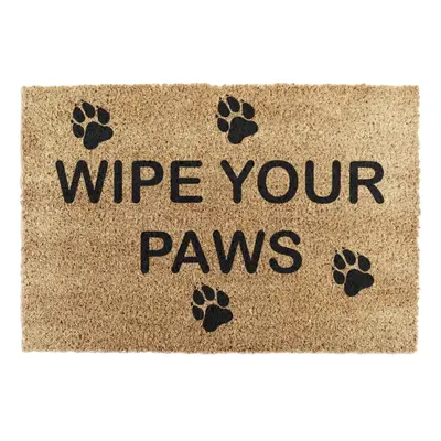 Rohožka z kokosového vlákna 40x60 cm Wipe Your Paws – Artsy Doormats