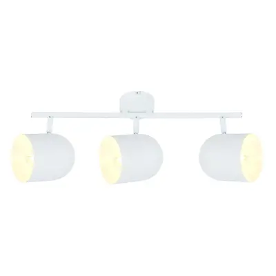 Bílé stropní svítidlo s kovovým stínidlem 55x10 cm Azuro – Candellux Lighting