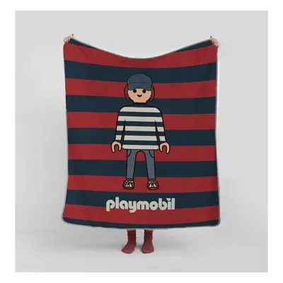 Dětská deka z mikrovlákna 130x130 cm Stripes – Playmobil