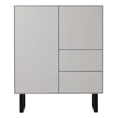 Světle šedá vysoká komoda 91x111 cm Edge by Hammel – Hammel Furniture