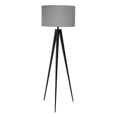 Černo-šedá stojací lampa Zuiver Tripod, ø 50 cm