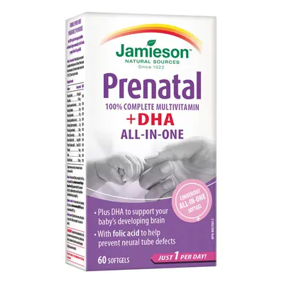 JAMIESON - Prenatal Complete multivitamin s DHA a EPA 60 cps