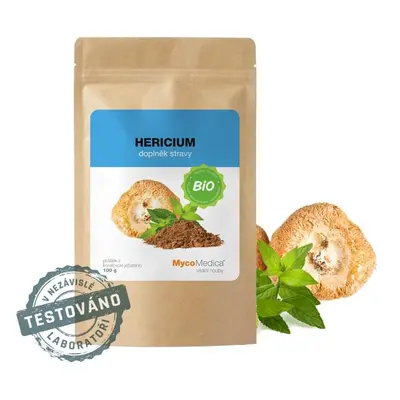 MycoMedica - BIO Hericium (Lion's Mane) prášek, 100 g