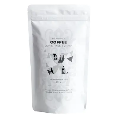 BrainMax Coffee Lion's Mane & Chaga, káva s houbami, BIO, 200g