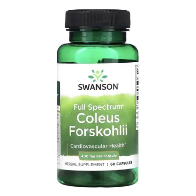 Swanson Full Spectrum Coleus Forskohlii, 400 mg, 60 kapslí Doplněk stravy