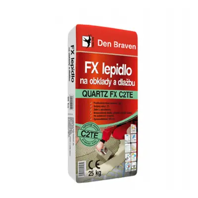 Den Braven FX lepidlo na obklady a dlažbu QUARTZ FX C2TE, pytel 7 kg FX lepidlo na obklady a dla