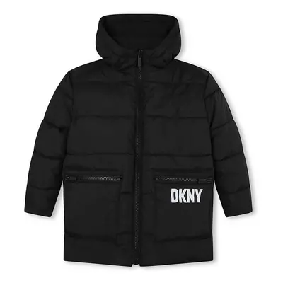 Oboustranná parka Dkny černá barva